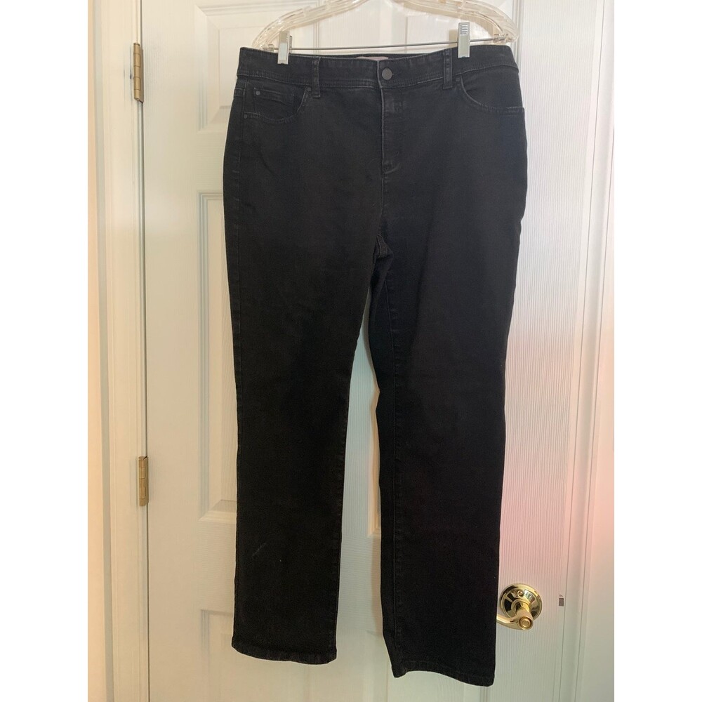 Fabulously Slimming by Chico’s womens Black Jeans Chico's Size 2